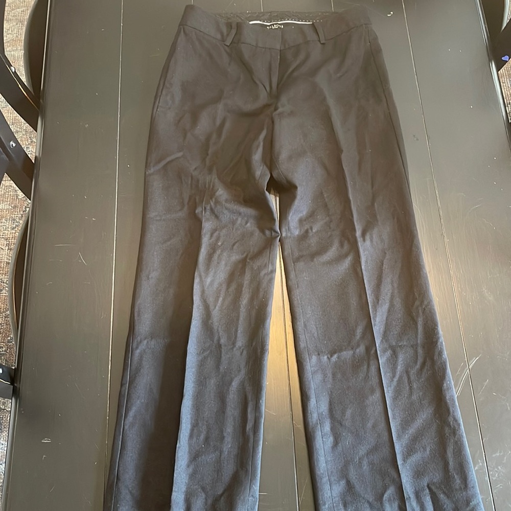 Talbots heritage black wool pants 8 petite